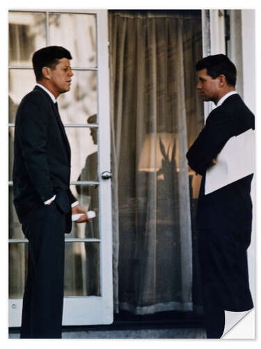 Wall sticker President Kennedy and his brother Robert Kennedy