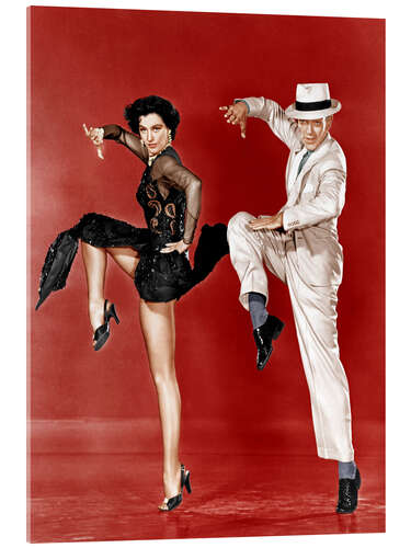 Akrylbillede Let på tå: Cyd Charisse, Fred Astaire, 1953