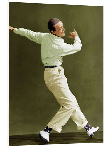 Foam board print Fred Astaire Dancing