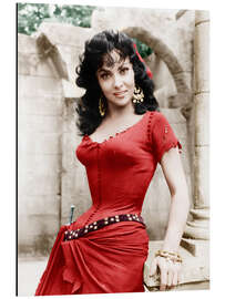 Cuadro de aluminio Gina Lollobrigida