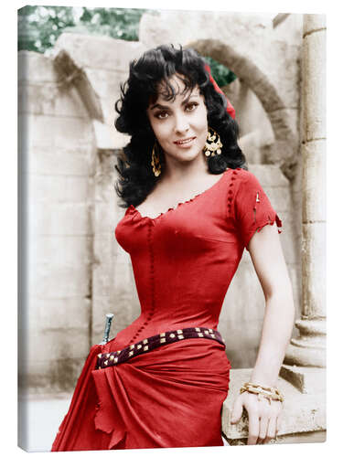 Leinwandbild Gina Lollobrigida