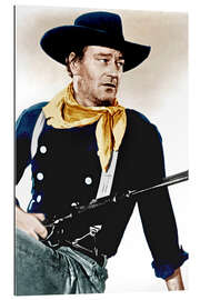 Galleritryk John Wayne in Blue Uniform