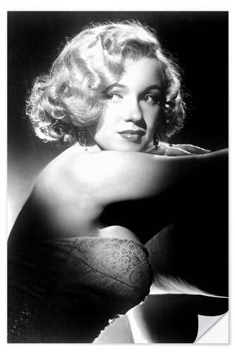 Wandsticker Marilyn Monroe mit Traurigem Blick