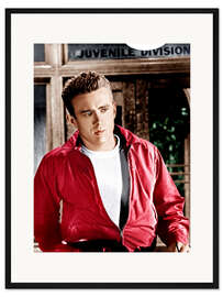 Gerahmter Kunstdruck Rebel Without a Cause - James Dean, 1955