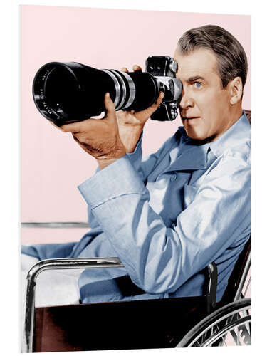 Stampa su PVC REAR WINDOW, James Stewart, 1954