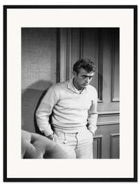 Gerahmter Kunstdruck James Dean Intensiver Blick