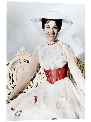 Acrylic print Julie Andrews as Mary Poppins