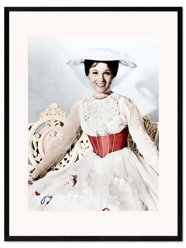 Framed art print Julie Andrews as Mary Poppins