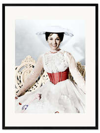 Framed art print Julie Andrews as Mary Poppins