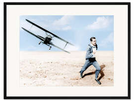 Gerahmter Kunstdruck Cary Grant - Der Unsichtbare Dritte