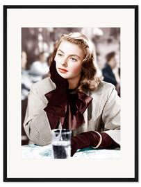 Gerahmter Kunstdruck NOTORIOUS, Ingrid Bergman, 1946