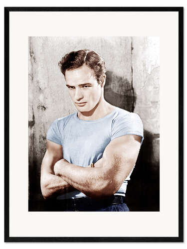 Kehystetty taidepainatus Marlon Brando - A Streetcar Named Desire I