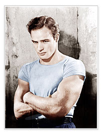 Poster  Un tramway nommé Désir, Marlon Brando