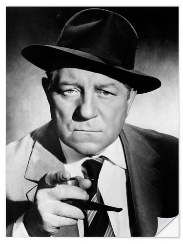 Wall sticker Maigret Sets a Trap, Jean Gabin, 1958