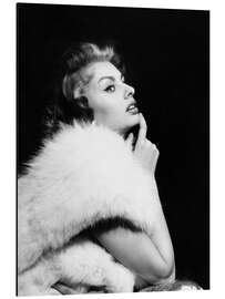 Magnettafel Sophia Loren Pose