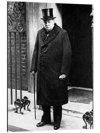 Aluminium print Winston Churchill