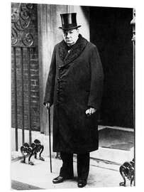 Hartschaumbild Winston Churchill