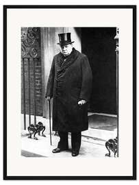 Gerahmter Kunstdruck Winston Churchill