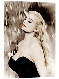 Acrylglasbild Anita Ekberg