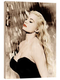 Quadro de madeira Anita Ekberg