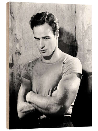 Wood print Marlon Brando - A Streetcar Named Desire II