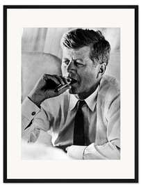 Gerahmter Kunstdruck John F. Kennedy