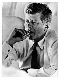 Naklejka na ścianę John F. Kennedy