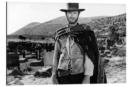 Magnettafel Clint Eastwood in einem Western