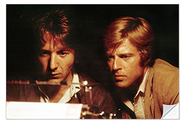 Selvklebende plakat ALL THE PRESIDENT'S MEN, Robert Redford, Dustin Hoffman, 1976