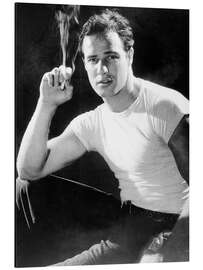 Aluminium print Marlon Brando