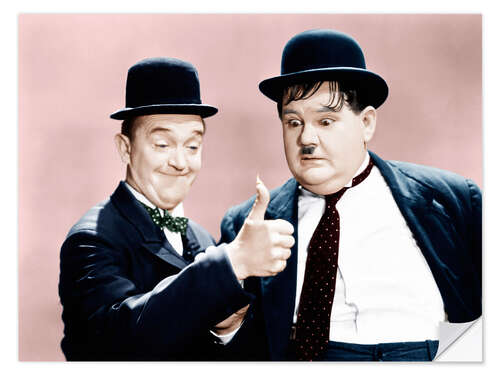 Naklejka na ścianę Laurel & Hardy Thumb