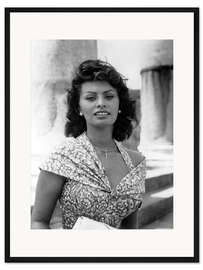 Gerahmter Kunstdruck Sophia Loren