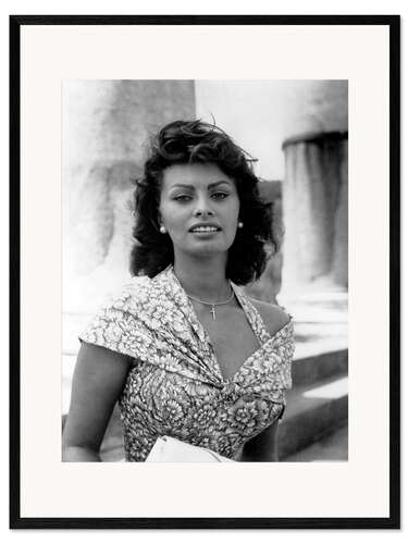 Framed art print Sophia Loren