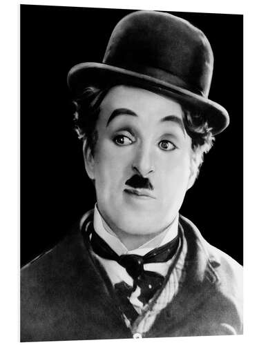 Foam board print Charles Chaplin Portrait