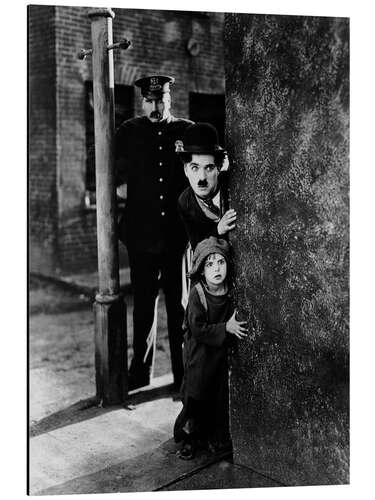 Aluminium print Charlie Chaplin: The Kid