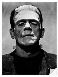 Sticker mural Boris Karloff en Frankenstein