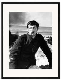 Gerahmter Kunstdruck Wochenende in Dünkirchen, Jean-Paul Belmondo, 1964