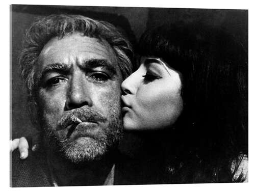 Cuadro de metacrilato Zorba la griega, Anthony Quinn y Eleni Anousaki