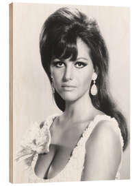 Holzbild Claudia Cardinale I