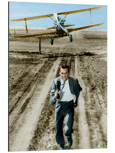 Aluminium print Cary Grant, Scene from "North by Northwest"