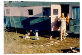 Acrylglasbild PINK FLAMINGOS, Divine, 1972