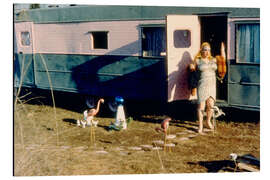 Obraz na aluminium PINK FLAMINGOS, Divine, 1972