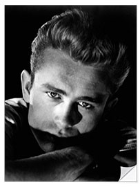 Selvklebende plakat James Dean