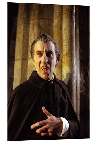 Quadro em plexi-alumínio Taste the Blood of Dracula ? - Christopher Lee, 1970