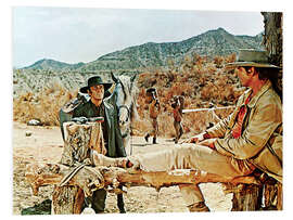 Foam board print Henry Fonda, Charles Bronson - Once Upon a Time in the West