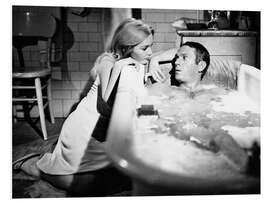 PVC print Tuesday Weld and Steve McQueen in The Cincinnati Kid