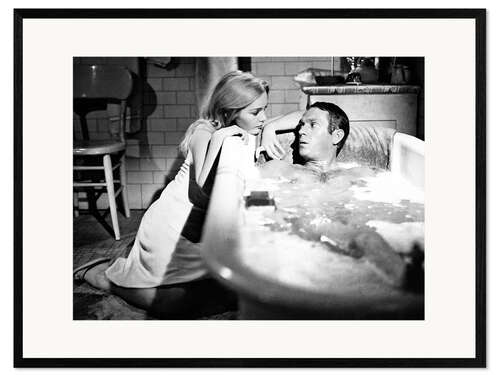 Impresión de arte enmarcada Tuesday Weld and Steve McQueen in The Cincinnati Kid
