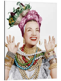 Tableau en aluminium Carmen Miranda