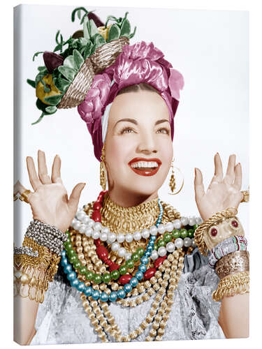 Canvas print Carmen Miranda