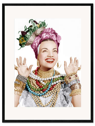 Framed art print Carmen Miranda